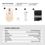 Mis Wireless Gaming Fantech WGC2 Venom II bez - Slika 9