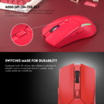 Mis Wireless Gaming Fantech WGC2 Venom II crveni - Slika 4