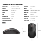 Mis Wireless Gaming Fantech WGC5S blake crni - Slika 14
