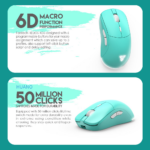 Mis Wireless Gaming Fantech XD3 Helios Mint Edition - Slika 8