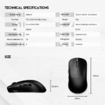 Mis Wireless Gaming Fantech XD3 (V3) 1K Helios II crni - Slika 12