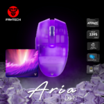 Mis Wireless Gaming Fantech XD7 Aria ljubicasti sa podlogom Fantech MP353 Agile ljubicasta - Slika 14