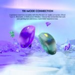 Mis Wireless Gaming Fantech XD7 Aria plavi sa podlogom Fantech MP353 Agile plava - Slika 8