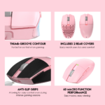 Mis Wireless Gaming Fantech XD7 Aria Sakura - Slika 13
