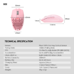 Mis Wireless Gaming Fantech XD7 Aria Sakura - Slika 15