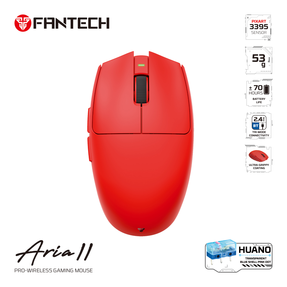 mis-wireless-gaming-fantech-xd7v2-aria-ii-crveni-220269-364548.png Mis Wireless Gaming Fantech XD7V2 Aria II crveni - Slika 1