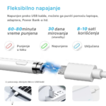 Olovka za touch screen univerzalna N2 bela - Slika 5