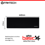 Podloga za mis Fantech Mp64 Basic XL crna - Slika 6