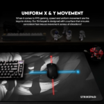 Podloga za mis Fantech MST901 Holographic Strikepad crna - Slika 8