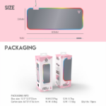 Podloga za mis Fantech RGB Firefly MPR800S Sakura - Slika 6