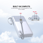 Power bank Prenosiva baterija Fantech S3 10000mAh, 10W crni - Slika 6