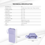 Power bank Prenosiva baterija Fantech S3 10000mAh, 10W crni - Slika 12