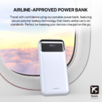 Power bank Prenosiva baterija Fantech T2 10000mAh QC, PD, 22.5W  ljubicasti - Slika 6