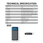 Power bank Prenosiva baterija Fantech T2 10000mAh QC, PD, 22.5W  ljubicasti - Slika 8