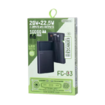 Power bank prenosiva baterija REMAX FC-03 20W+22.5W 10000mAh crna - Slika 3