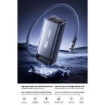 Power bank prenosiva baterija REMAX FC-22 100W sa teleskopskim kablom 20000mAh siva - Slika 6