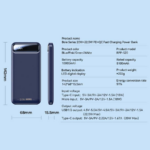 Power bank prenosiva baterija REMAX Bole Series RPP-520 PD20W+QC22.5W Fast Charging 10000mAh beli - Slika 8