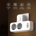 Produzni kabl LDNIO SE2337 2500W (lopov) EU 2 uticnice + 2xUSB QC3.0 18W, PD 20W beli - Slika 7