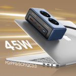 Produzni kabl LDNIO SE3, 2 uticnice, USB, 2xPD, 5u1, GAN, 45W total power - Slika 6