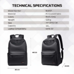 Ranac Fantech BG-897 tamno sivi - Slika 7