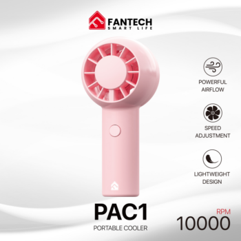 Rucni ventilator Fantech PAC1 pink
