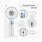 Rucni ventilator REMAX RS-SF01 transparent - Slika 5