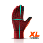 Rukavice za touch screen Forest narandzaste XL - Slika 15