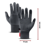 Rukavice za touch screen Kyncilor sive XL - Slika 9