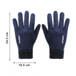 Rukavice za touch screen Sport plave - Slika 9