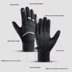 Rukavice za touch screen Vilico sive L - Slika 8