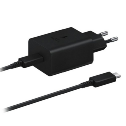 Samsung Fast kucni punjac PD 3A 45W sa kablom Type-C crni (EP-T4511-NBE)