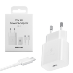 Samsung kucni punjac 15W Type C sa kablom beli (EP-T1510-XWE) - Slika 5