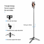 Selfie stick A35 + tripod crni - Slika 7