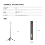 Selfie stick Fantech SS177 selfi stap crni - Slika 11