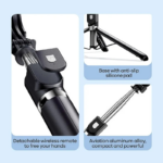 Selfie Stick REMAX Tripod 1.3m P17 crni - Slika 8
