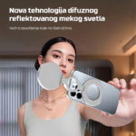 Selfie LED svetlo magnetic belo - Slika 8