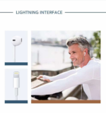 Slusalice Coteci MS-031 za iPhone lightning bele - Slika 6