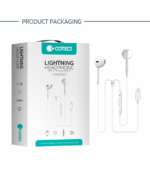 Slusalice Coteci MS-031 za iPhone lightning bele - Slika 9