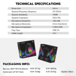 Slusalice Gaming Fantech HG29 Aurora 7.1 crne - Slika 9