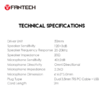 Slusalice Gaming Fantech HQ53 Flash crne - Slika 10