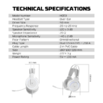 Slusalice Gaming Fantech HQ53 Flash Space Edition - Slika 9