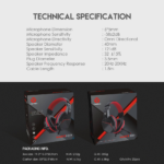 Slusalice Gaming Fantech HQ54 Mars II crne - Slika 6