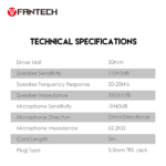 Slusalice Gaming Fantech HQ55 Portal crne - Slika 10