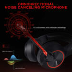 Slusalice Gaming Nubwo N11D 3.5mm crno crvene - Slika 7