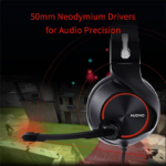 Slusalice Gaming Nubwo N11U LED USB crno crvene - Slika 10