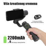 Stabilizator Gimbal 3-Axis F6 crni - Slika 8