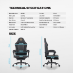 Stolica Gaming Fantech GC193 braon - Slika 10