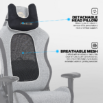 Stolica Gaming Fantech GC195 siva - Slika 6