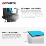 Stolica Gaming Fantech Korsi GC-191 siva - Slika 8