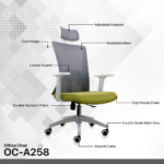 Stolica Office Fantech OC-A258 crna - Slika 4